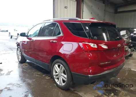 2018 Chevrolet Equinox Premier z USA, uszkodzony, nr VIN 3GNAXNEX4JS615140